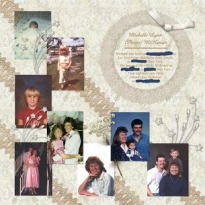 Michelle Lynn (Porter) McKenzie Heritage Layout