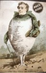 Turnip Man - Rice Seeds Advertising Card