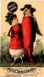 Radish People - Rice Seeds Advertising Card